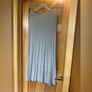Michael Kors Heather Gray Maxi Skirt